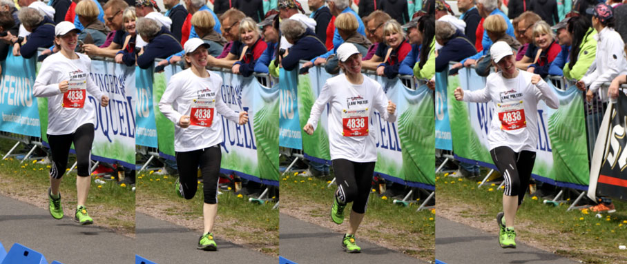Zieleinlauf Zieleinlauf